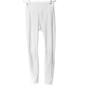 Fabletics Leggings Stretch Workout Pants High Rise Size Small White Athleisure